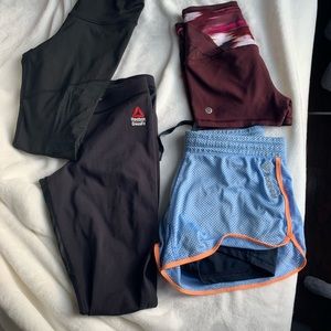 Reebok bundle and lululemon short.